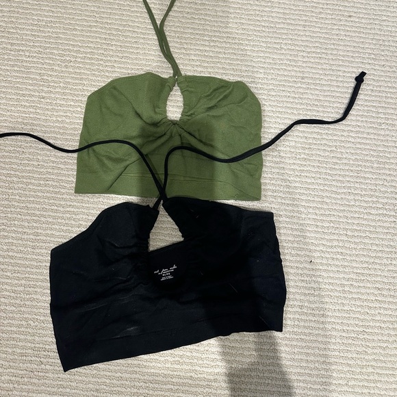 TWO halter key hole crop tops from Urban Outfitters - Picture 2 of 4